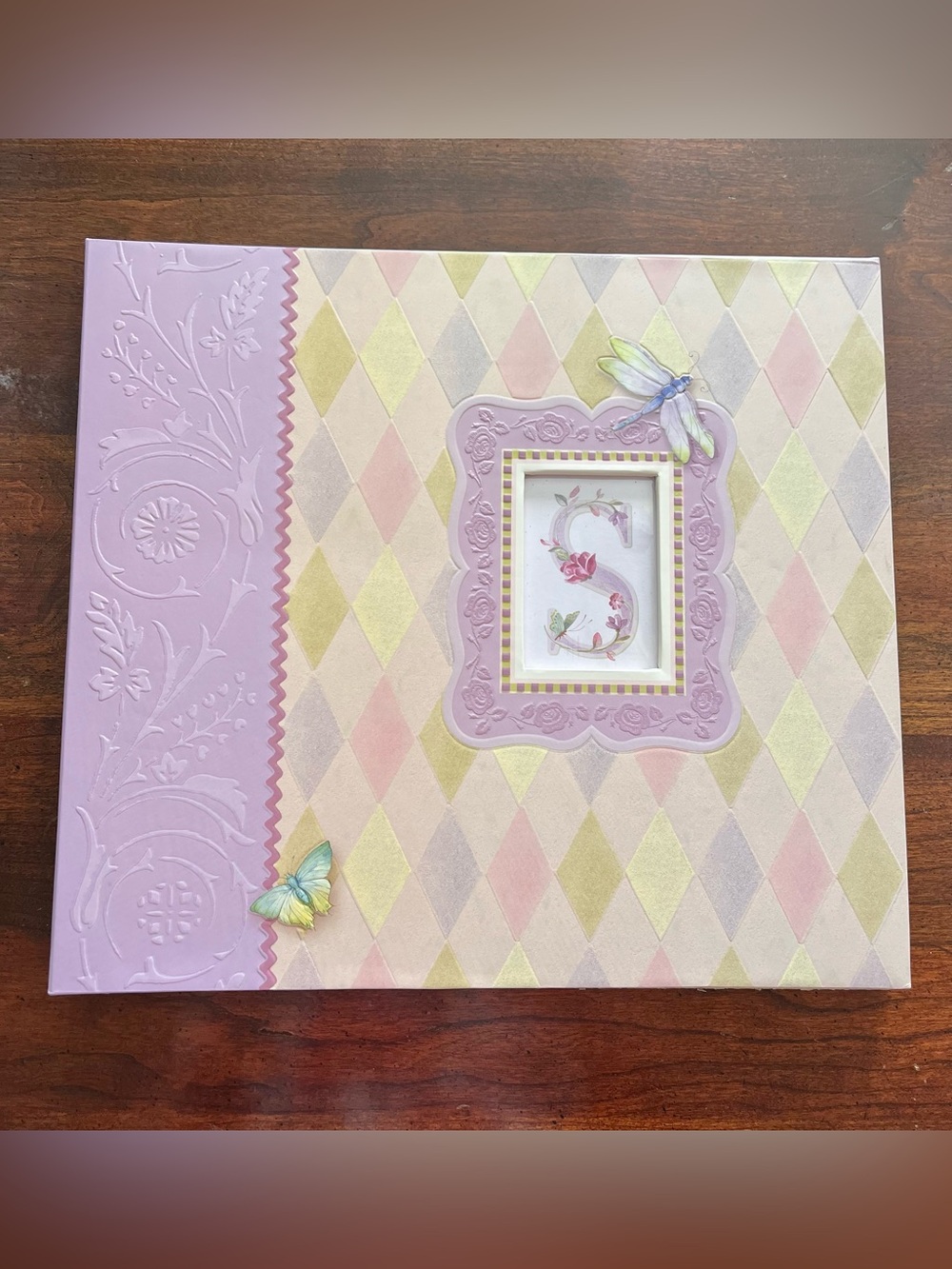 K&Company Juliana Butterfly Pink & Purple Scrapbook 12” x 12” K&Co
